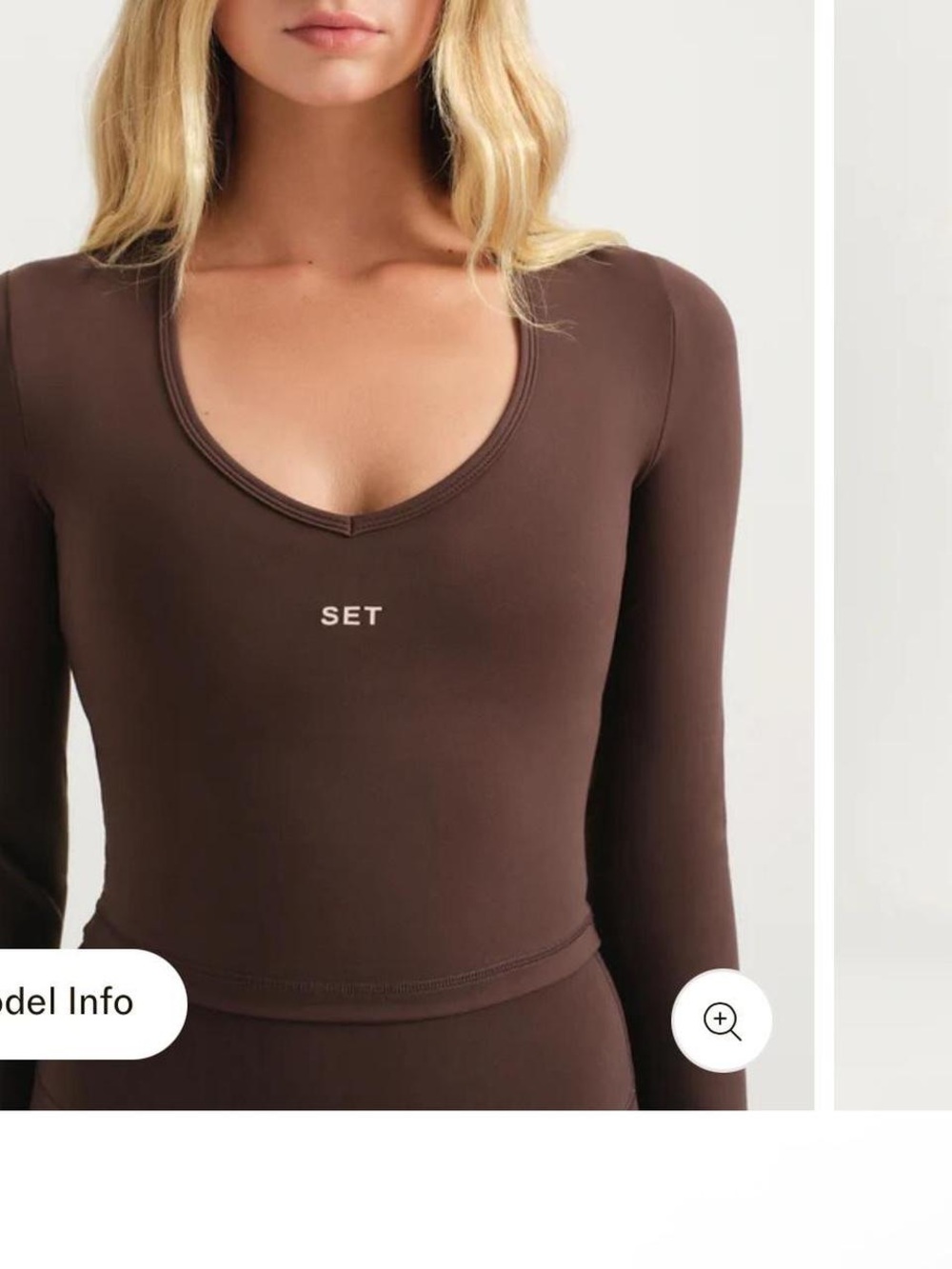 SET Active luxform v neck long sleeve